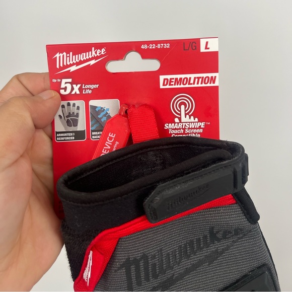 Milwaukee Demolition Gloves Size L - Picture 3 of 5